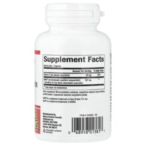 Natural Factors EMIQ® Quercetina Bioativa 60 Cápsulas Vegetarianas