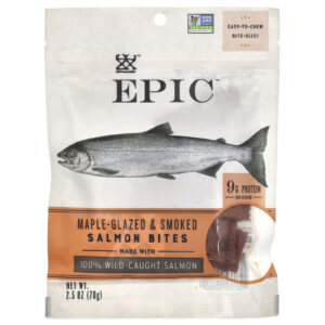 Epic Bar Salmon Bites Com Xarope de Bordo e Defumado 70 g (25 oz)