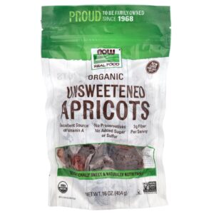 NOW Foods Damascos Orgânicos e Sem Açúcar 454 g (16 oz)