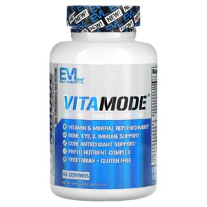 EVLution Nutrition VitaMode® Multivitamínico de Alto Desempenho 120 Comprimidos