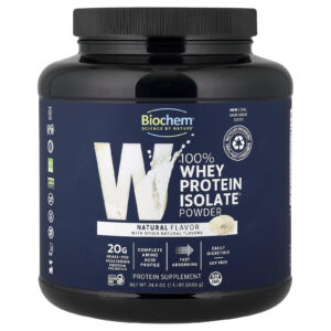 Biochem 100% Isolado de Proteína Whey em Pó Natural 699 g (15 lb)