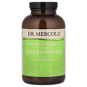 Dr. Mercola Complexo de Alimentos Integrais com Multivitamínico e Minerais Vitais 240 Comprimidos