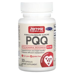Jarrow Formulas PQQ (Pirroloquinolina Quinona) 20 mg 30 Cápsulas