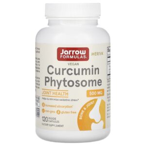 Jarrow Formulas Fitossomo de Curcumina 120 Cápsulas Vegetais