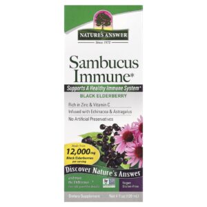 Natures Answer Sambucus Immune Sabugueiro Preto 120 ml (4 fl oz)