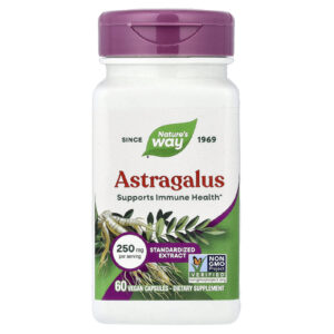 Natures Way Astragalus 60 Cápsulas Veganas