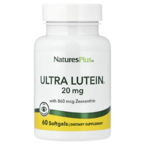 NaturesPlus Ultra Lutein® 20 mg 60 Cápsulas Softgel