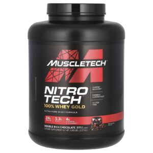 MuscleTech Nitro Tech 100% Whey Gold Chocolate Extraforte 227 kg (5 lb)