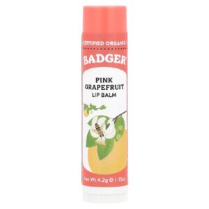 Badger Bálsamo labial Toranja Rosa 42 g (015 oz)