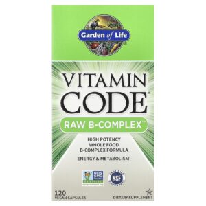 Garden of Life Vitamin Code RAW B-Complex 120 Cápsulas Veganas