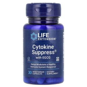 Life Extension Cytokine Suppress® com EGCG 30 Cápsulas Vegetarianas