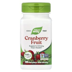 Natures Way Cranberry 100 Cápsulas Veganas (465 mg por Cápsula)