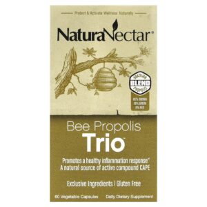 NaturaNectar Bee Propolis Trio™ 60 Cápsulas Vegetais