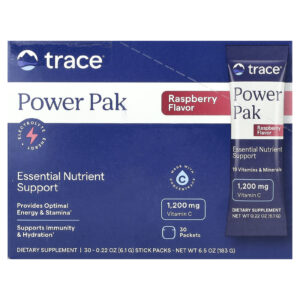 Trace PowerPak Framboesa 30 Embalagens 61 g (022 oz) Cada
