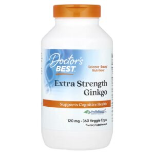 Doctors Best Ginkgo 120 mg 360 Cápsulas Vegetais