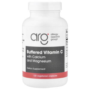 Allergy Research Group Vitamina C Tamponada com Cálcio e Magnésio 120 Cápsulas Vegetarianas