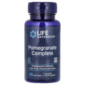 Life Extension Romã Completa 30 Cápsulas Softgel