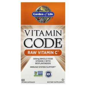 Garden of Life Vitamin Code® RAW Vitamin C™ 60 Cápsulas Veganas