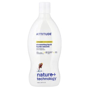 ATTITUDE Detergente para Lavar Louça Raspas de Cítricos 700 ml (237 fl oz)
