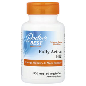 Doctors Best Fully Active B12 1.500 mcg 60 Cápsulas Vegetais