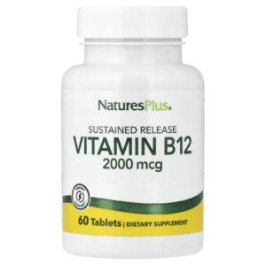 NaturesPlus Vitamina B12 Liberação Gradual 60 Comprimidos