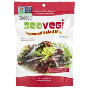 SeaSnax SeaVegi Mistura para Salada com Algas Marinhas 09 oz (25 g)
