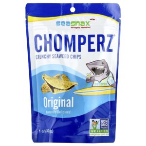 SeaSnax Chomperz Chips Crocantes de Algas Marinhas 30 g (1 oz)