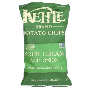 Kettle Foods Batatas Fritas Creme Azedo e Cebola 141 g (5 oz)