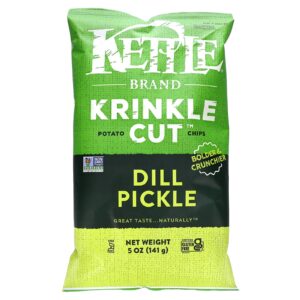 Kettle Foods Salgadinhos de Batata Ondulada Picles 141 g