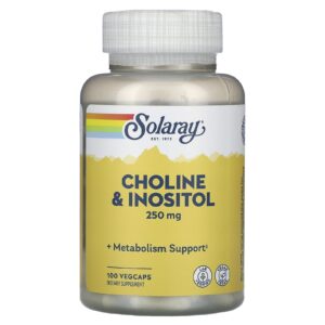 Solaray Colina e Inositol 250 mg 100 VegCaps