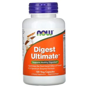 NOW Foods Digest Ultimate 120 Cápsulas Vegetarianas