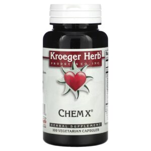 Kroeger Herb Co Chem X 100 Cápsulas Vegetarianas