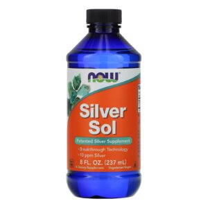 NOW Foods Silver Sol 50 mcg 237 ml (8 fl oz)