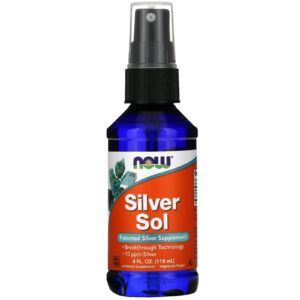 NOW Foods Silver Sol 50 mcg 118 ml (4 fl oz)