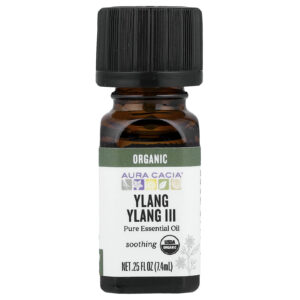 Aura Cacia Óleo Essencial Puro Ylang-Ylang III Orgânico 74 ml (025 fl oz)