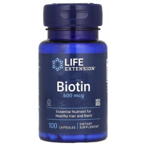 Life Extension Biotina 600 mcg 100 cápsulas