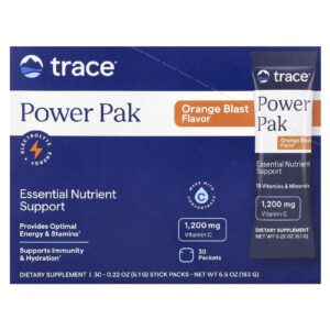 Trace Power Pak Explosão de Laranja 30 Embalagens 61 g (022 oz) Cada