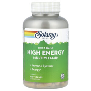 Solaray Multivitamínico de Alta Energia 120 VegCaps Diários