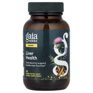 Gaia Herbs Saúde Hepática 60 Phyto-Caps® Líquidos