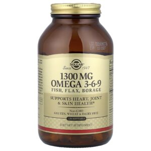 Solgar Ômega 3-6-9 120 Cápsulas Softgel