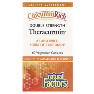 Natural Factors CurcuminRich® Theracurmin® 60 mg 60 Cápsulas Vegetarianas
