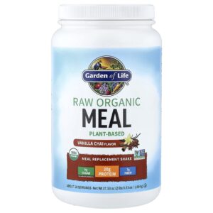Garden of Life Shake Substituto de Refeições RAW Organic Chai de Baunilha 1.064 g (3753 oz)