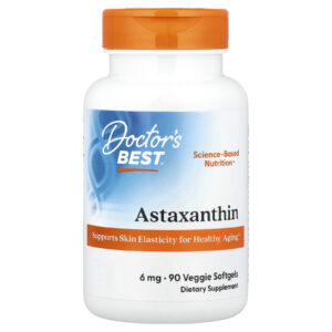 Doctors Best Astaxantina 6 mg 90 Cápsulas Softgel Vegetais
