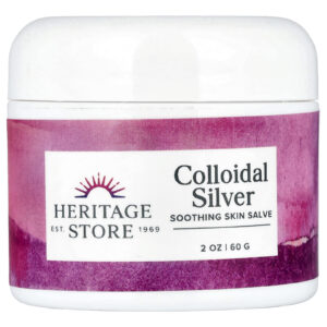 Heritage Store Bálsamo de Prata Coloidal 60 g (2 oz)