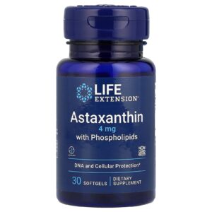 Life Extension Astaxantina com Fosfolipídios 30 Cápsulas Softgel