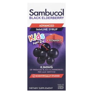 Sambucol Kids Sabugueiro Preto Xarope para Imunidade Avançada Para Maiores de 2 Anos 8.360 mg 230 ml (78 fl oz)