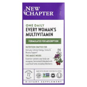 New Chapter Multivitamínico One Daily Every Womans™ 72 Comprimidos Vegetarianos