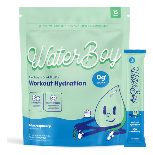 Hidratação Do Treino De Waterboy 2960 Mg De Pacotes De