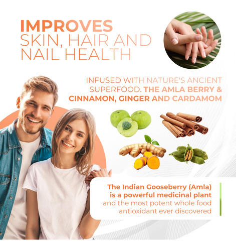 Suplemento Amla Green Amla Powder Superfood Com Tempero De A - Imagem 4
