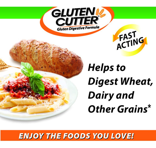 Suplemento Digestivo Saudável Glúten Cutter Enzyme 30 Cápsul - Imagem 2